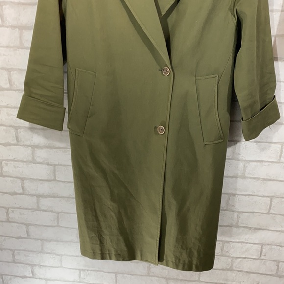 Bonnie Alex army green long jacket size 66 - Picture 3 of 14